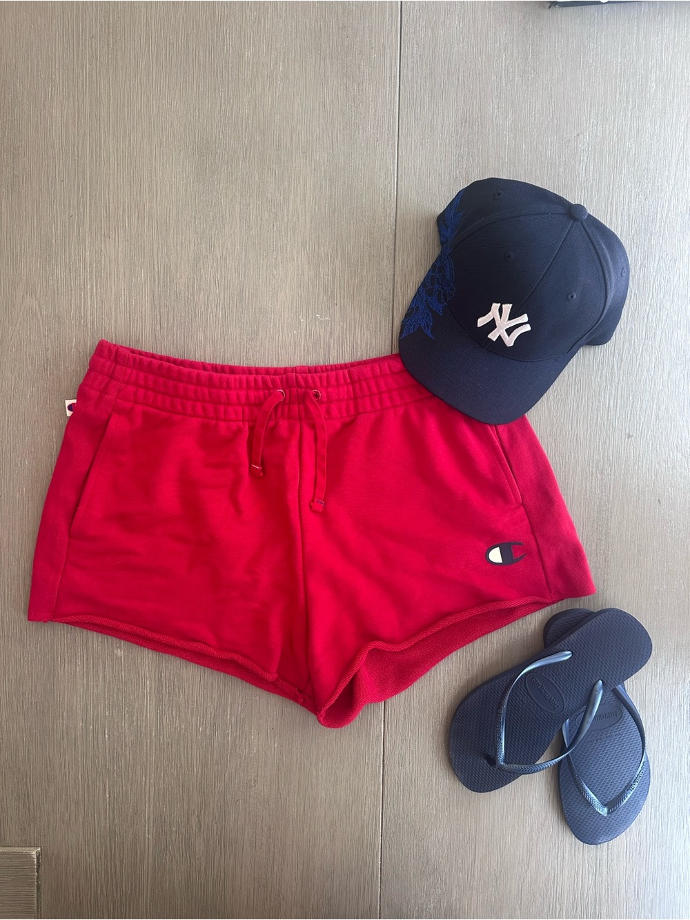 Champion Women's Bright Red Athletic Lounge Shorts. NWOT.